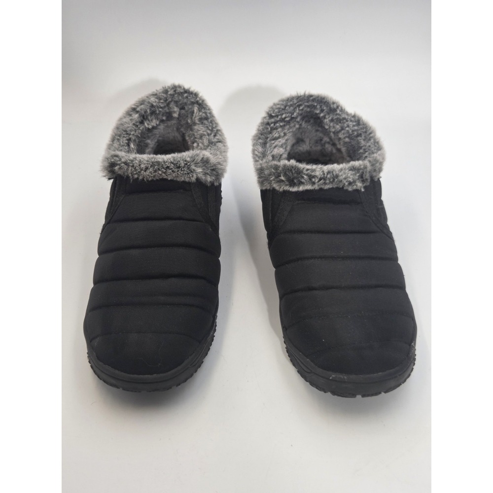 Minnetonka Timpson Fur Lined Water Resistant Ankle Boots Size 8 Puffy Warm